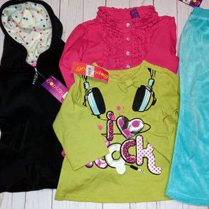 Greendog Baby Girls Lot Shirts, Pants, Hoodie NWT Size 24M/2T